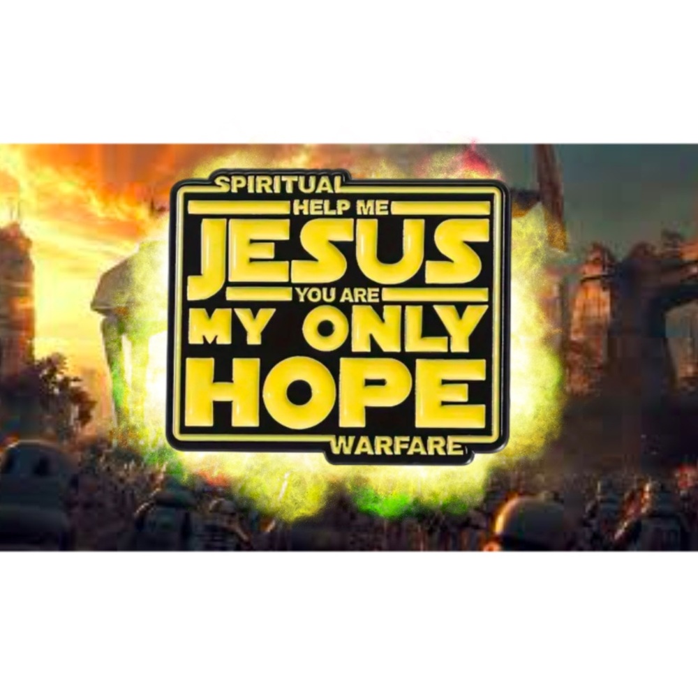 [SOLD] STAR WARS JESUS SPIRITUAL WARFARE PIN